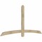 Ekena Millwork Bellingham Rough Sawn Timber Gable Bracket, Douglas Fir, 84"W x 42"H x 2"D x 4"F, 12/12 Pitch GBW084X42X0204BEL00RDF - alternate 2